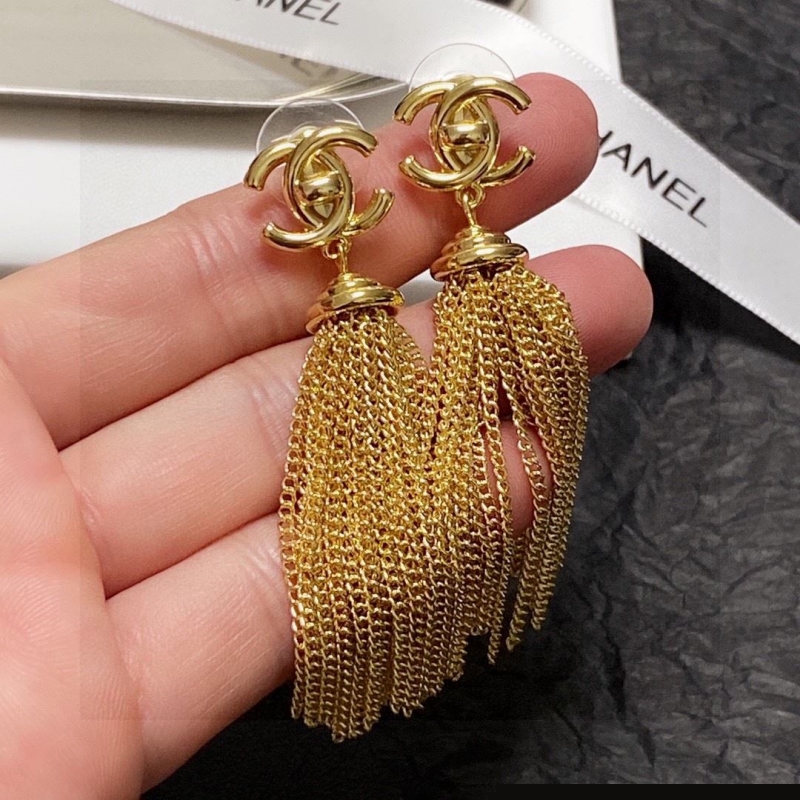 Ch*el earrings